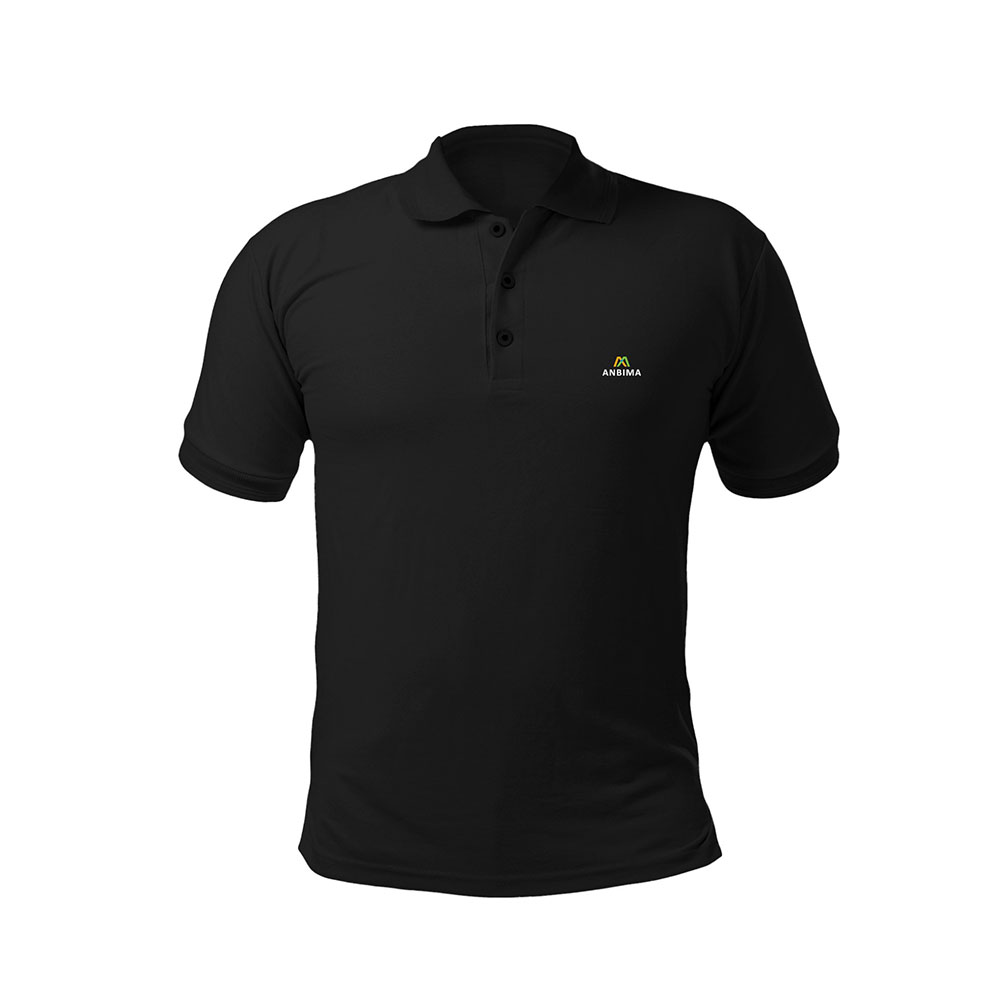 AB1009—Polo-Masculina-Preta-Anbima